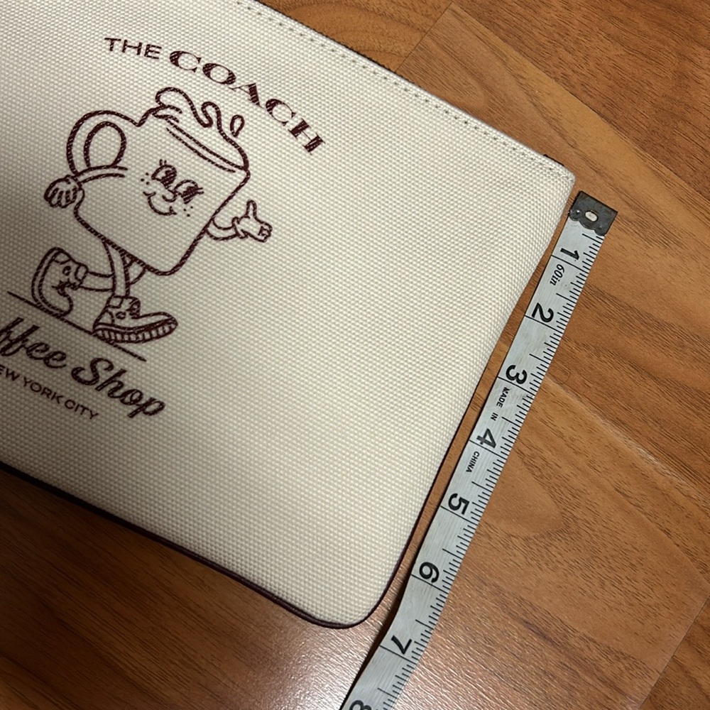 NWT Coach ✨Japan Exclusive ✨ Coach Coffee Shop Clutch - Picture 10 of 12